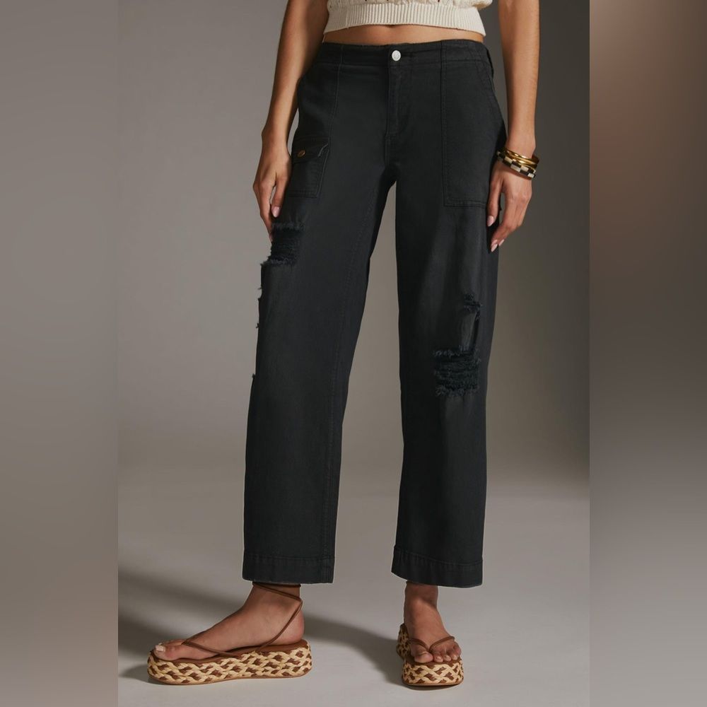 ANTHROPOLOGIE Pilcro Black Cargo Pant